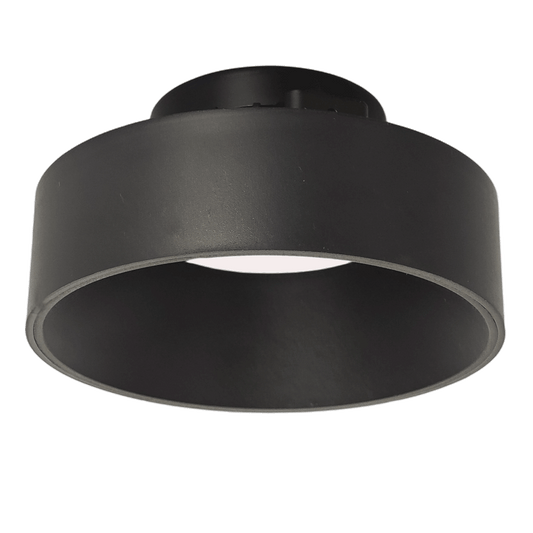 Product Display Visual of the SKU: DT4-BK for Marketing of theLotus Round Drop Trim for LED-S8W-MT | DT4-TRIM