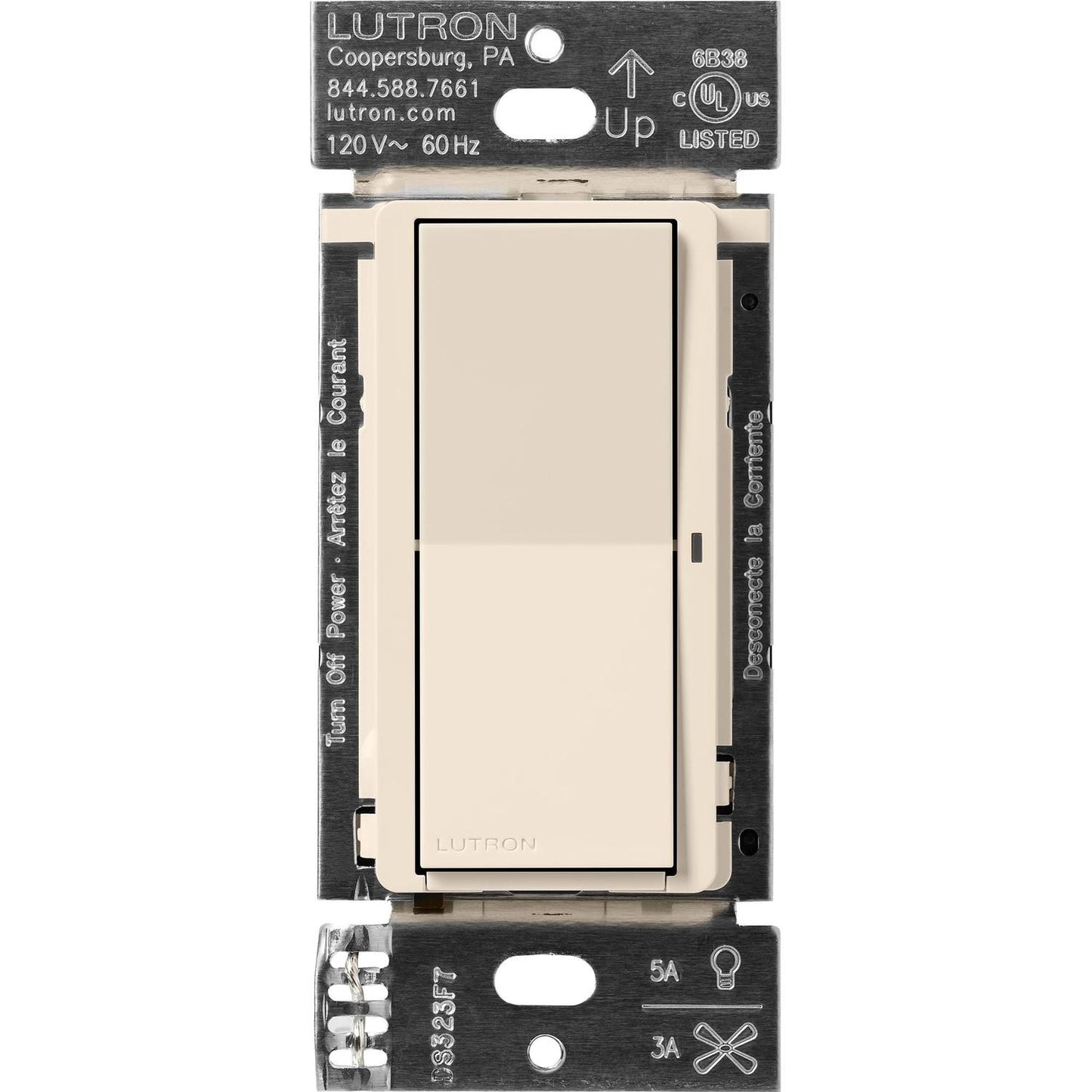 Lutron Claro Smart Switch LED 5A 600W | DVRF-5NS-XX