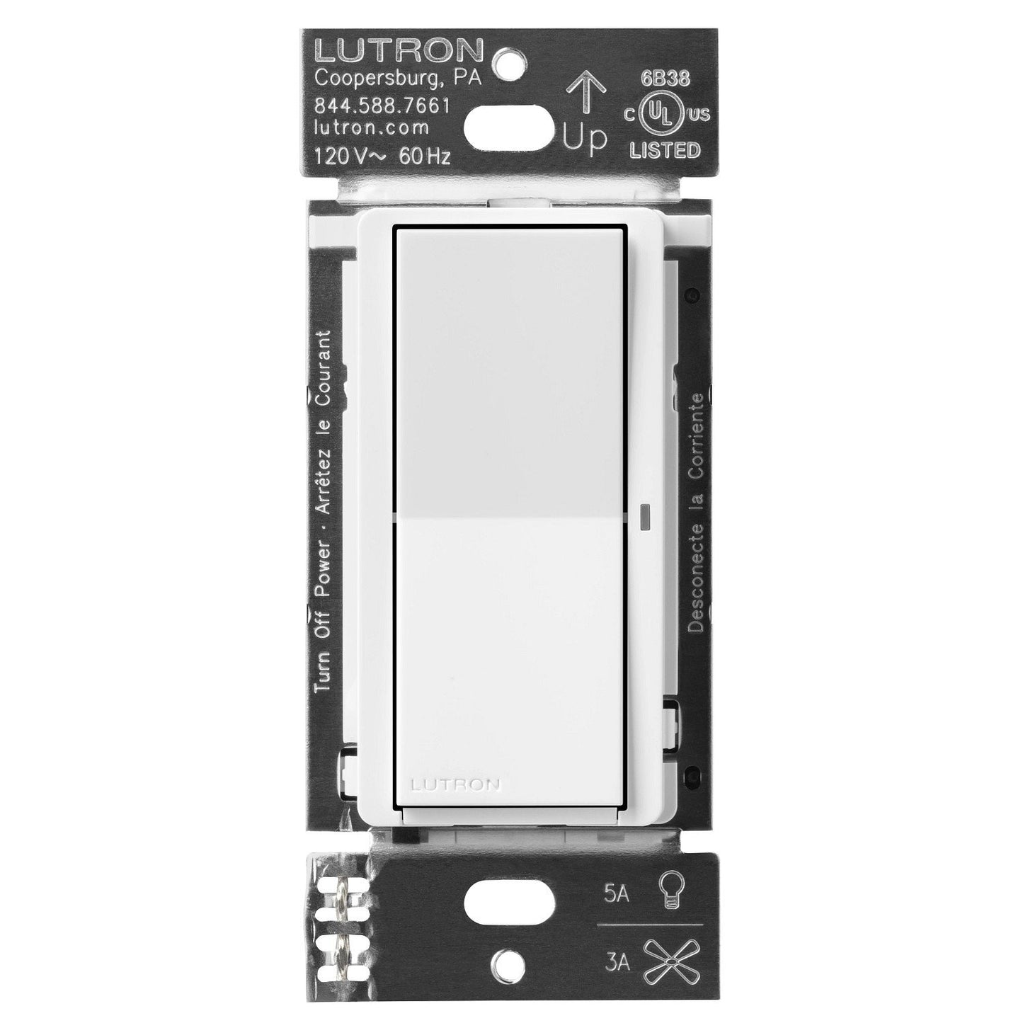 Lutron Claro Smart Switch LED 5A 600W | DVRF-5NS-XX