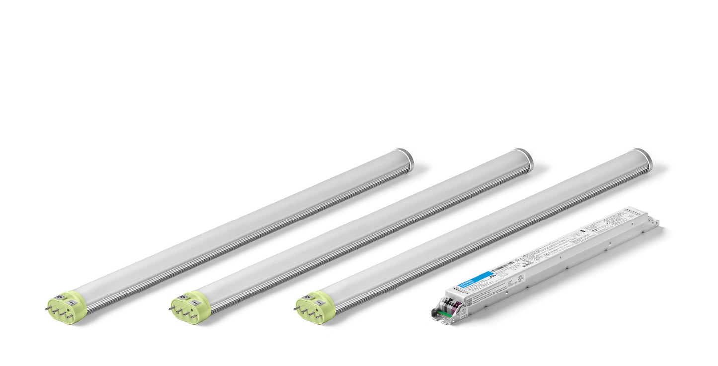 Ballast Retrofit Kit by C-Flex: Twin Tube (Biax), 3-Lamp (Case of 8 Kits), 4000K, EcoSystem Driver, 1% Dimming, ELD-TT-3M40-8