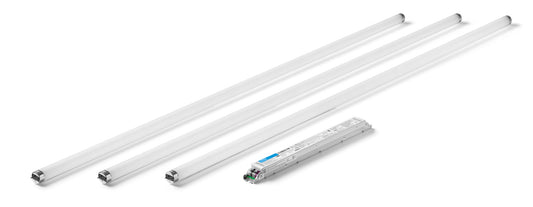 Ballast Retrofit Kit by C-Flex: T8H, 4FT, 1-Lamp (Case of 1 Kits), 4000K, EcoSystem Driver, 1% Dimming, ELD4T8H-1M40-1