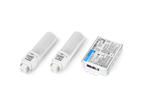 Ballast Retrofit Kit by C-Flex: Horizontal CFL, 2-Lamp (Case of 1 Kits), 3000K, EcoSystem Driver, 1% Dimming, ELDHCF-2C30-1