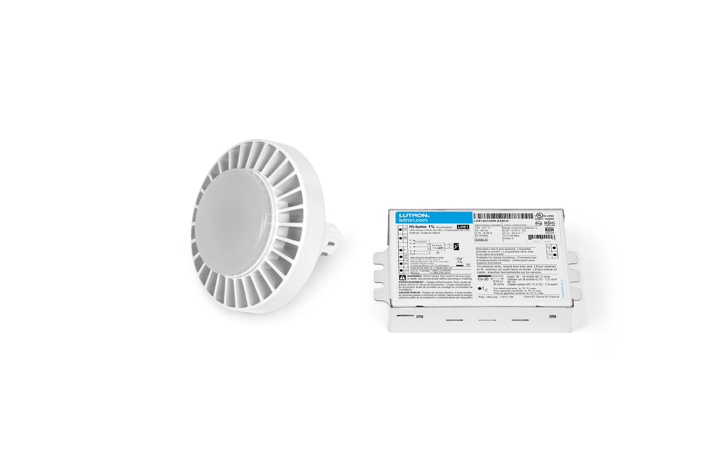 Ballast Retrofit Kit by C-Flex: Round High Power CFL, 1-Lamp (Case of 1 Kits), 3000K, EcoSystem Driver, 1% Dimming, ELDPCF-1K30-1