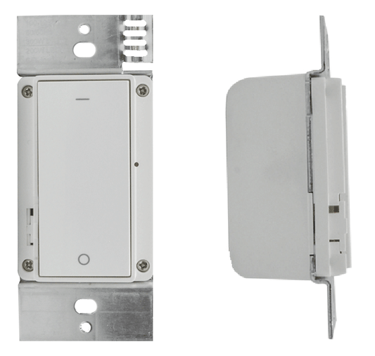 Product Display Visual of the SKU: ERC111 for Marketing of theLotus Smart Dimmer 120-240V 200W LED WiFi no hub needed single pole | ERC111