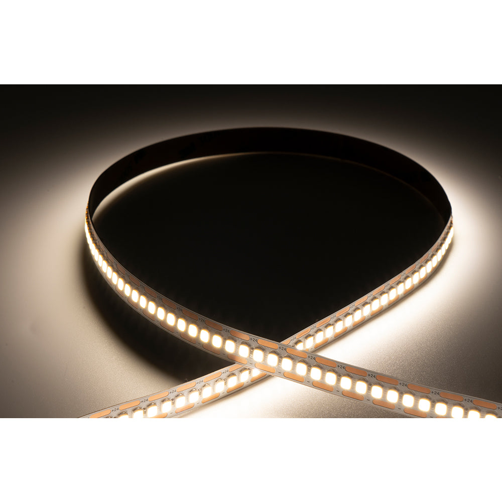 One LED Cut High Power Tape Light 24V DC 2700K 7W/ft 10mm CRI 90+ IP20 | ES-FS2835C-240-24-IP20