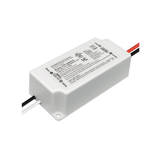 Product Display Visual of the SKU: ETF12060TD for Marketing of theLotus 12V DC 60W Mini Electronic Transformer Triac Dim 120VAC | ETF12060TD