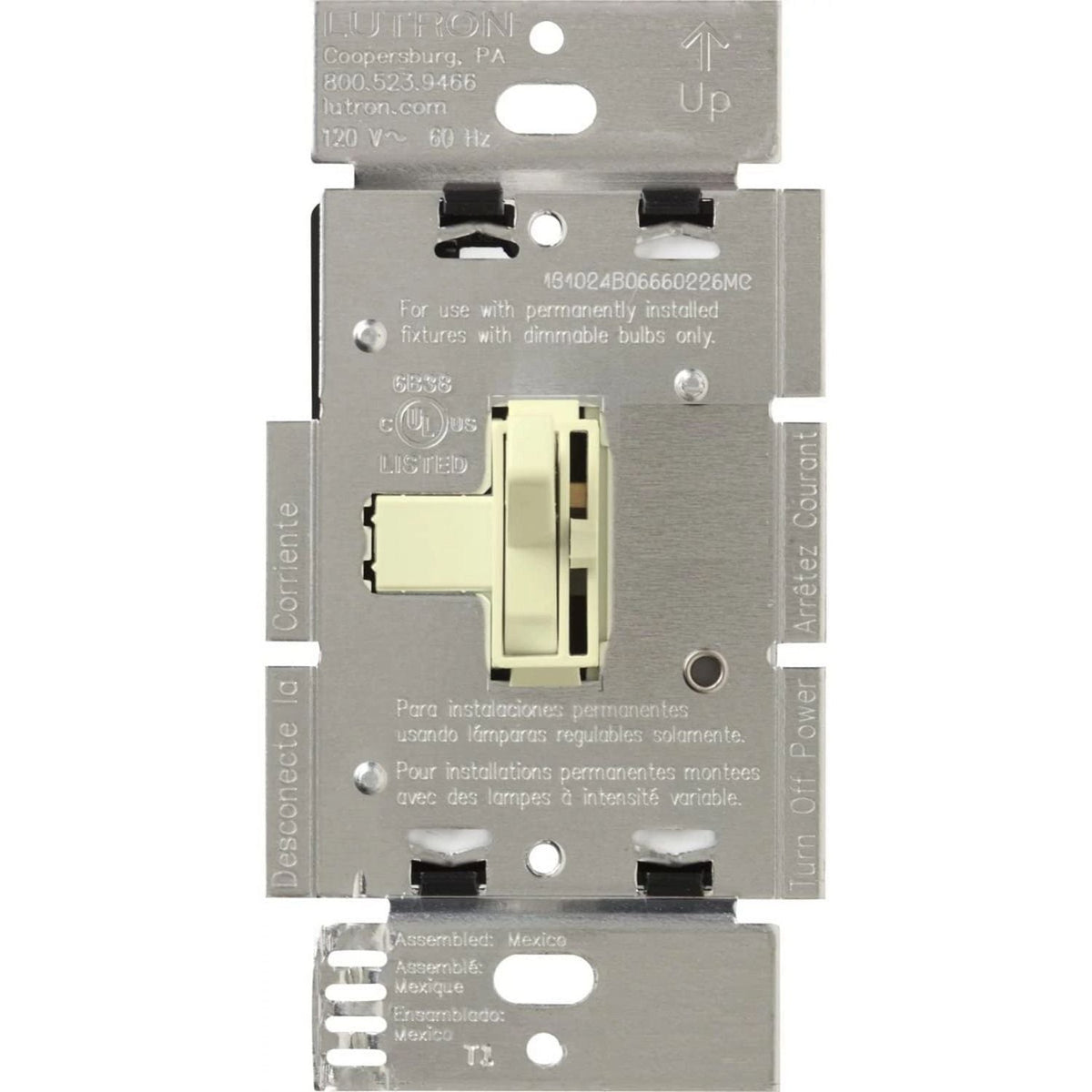 Lutron Ariadni Dimmer Switch with Locator Light - 1000W120V 3-Way | AY-103PNL
