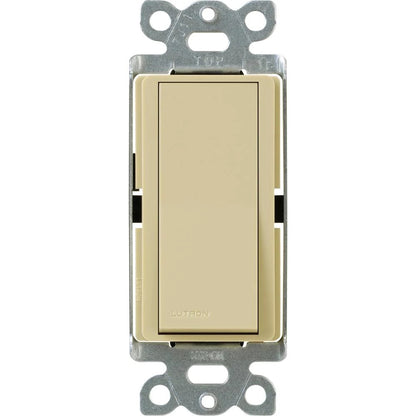 Lutron Claro 15A 3-Way Switch with Locator Light - Decorator Rocker | CA-3PSNL
