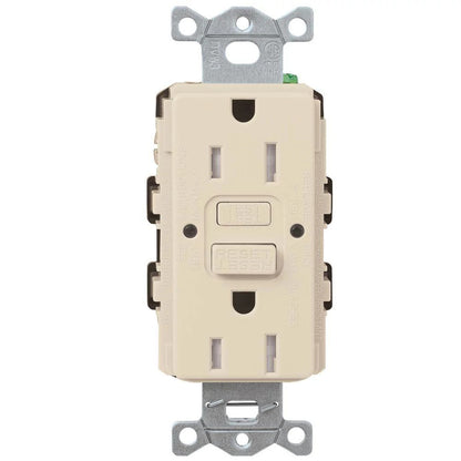 Lutron Tamper-Resistant Self Testing GFCI Receptacles - 15A 125V | CAR-15-GFST-XX