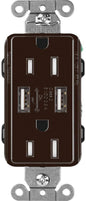 Lutron Tamper-Resistant USB Receptacles - 15A 125V | CAR-15-UBTR-XX