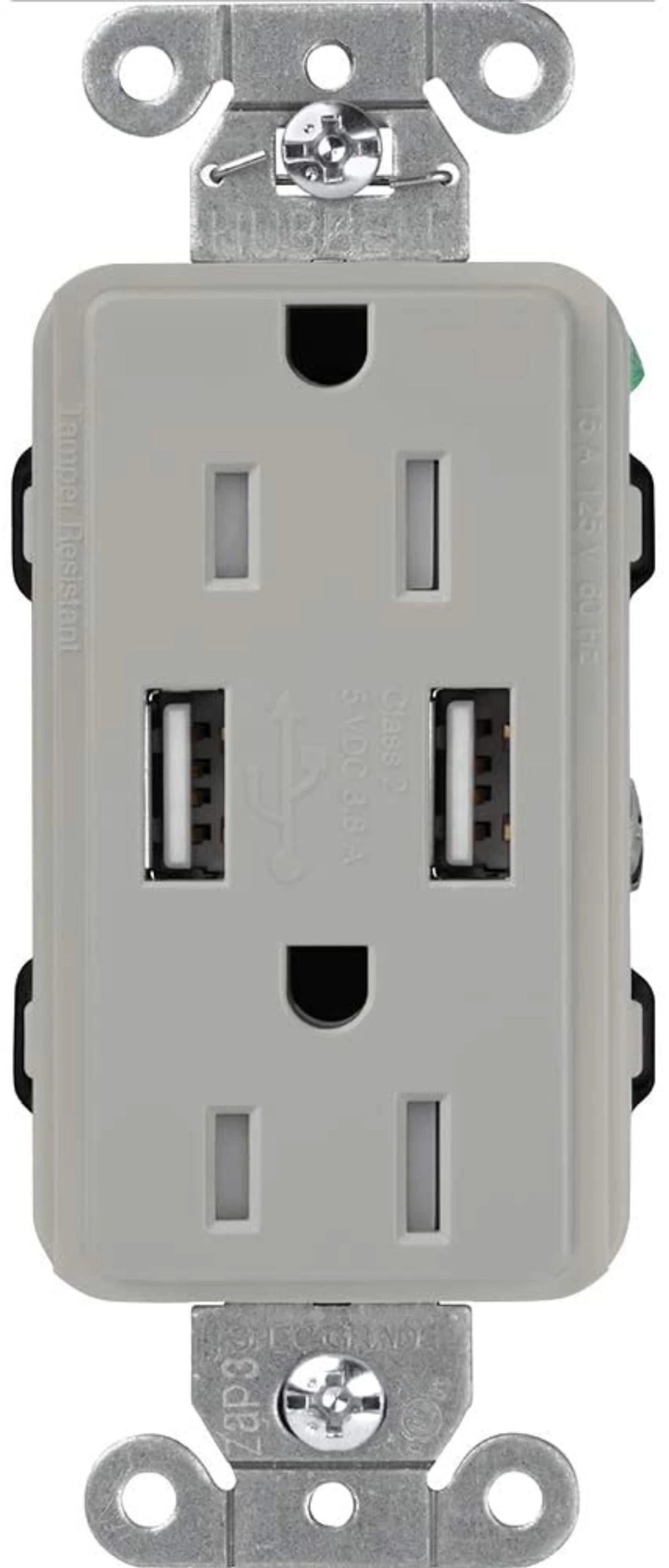 Lutron Tamper-Resistant USB Receptacles - 15A 125V | CAR-15-UBTR-XX