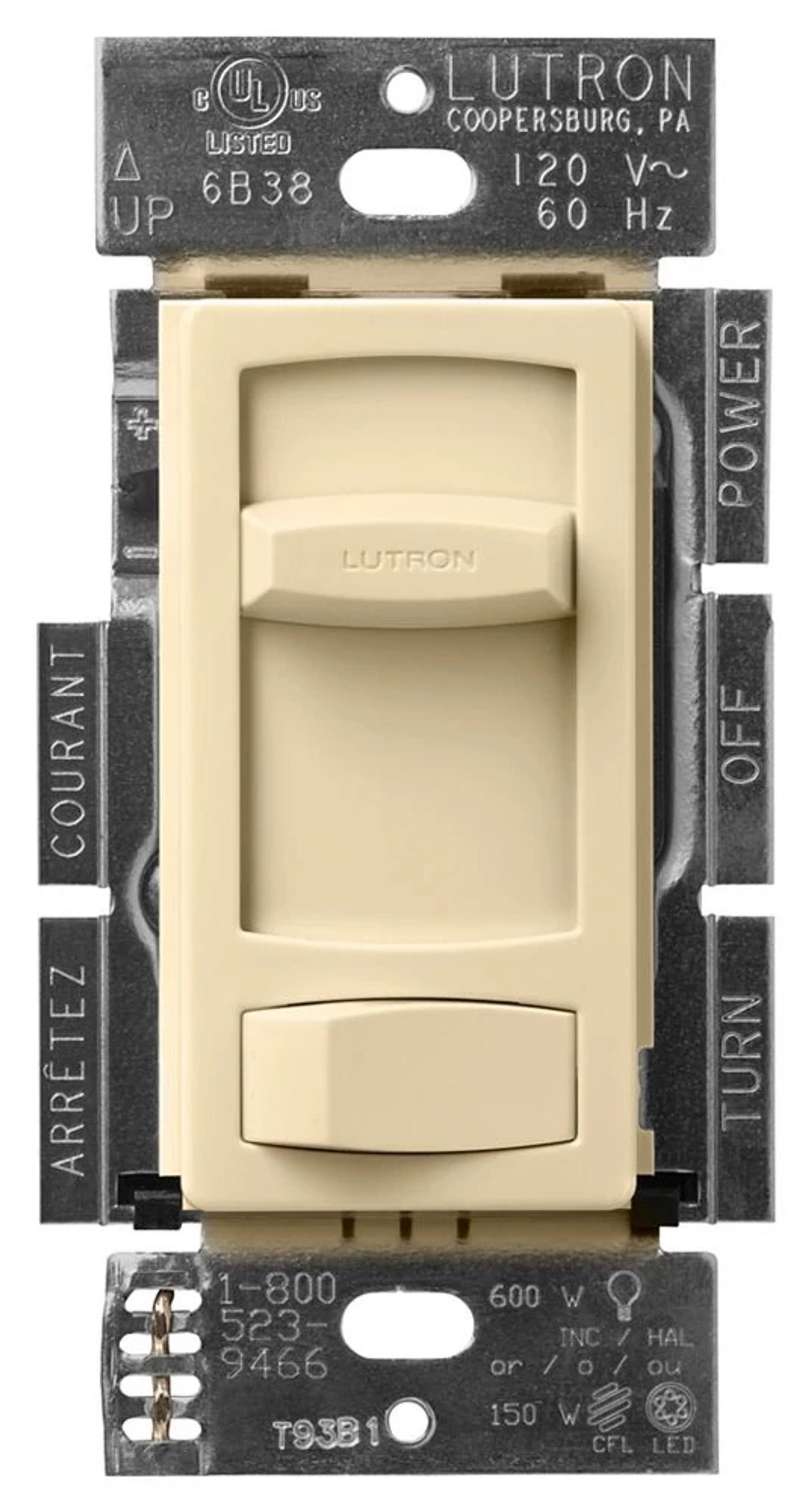 Lutron Skylark Contour Dimmer Control | Single Pole / 3-Way | CTCL-153P