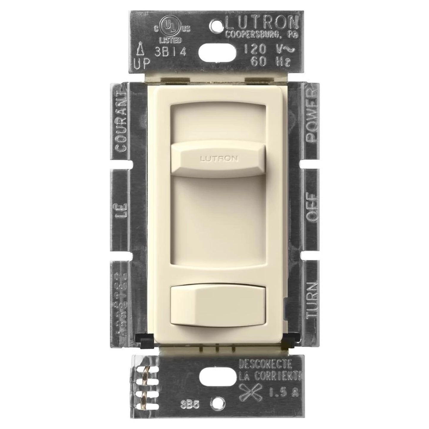 Lutron Skylark Contour Fan Control - Single Pole / 3-Way | CTFSQ-F