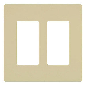 Lutron Claro 2-Gang Wallplate | CW-2-XX