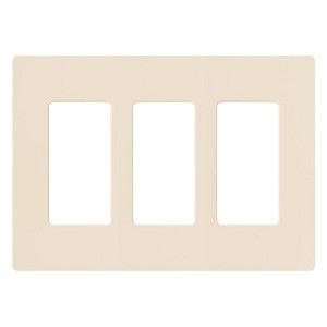 Lutron Claro 3-Gang Wallplate | CW-3-XX
