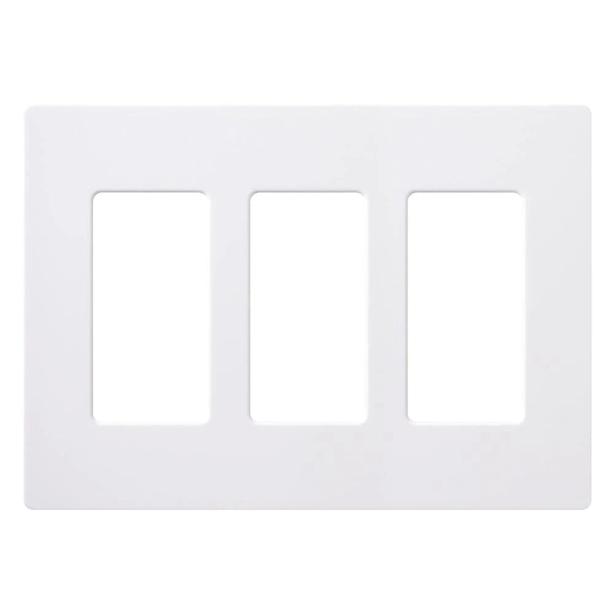 Lutron Claro 3-Gang Wallplate | CW-3-XX