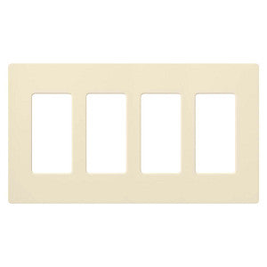 Lutron Claro 4-Gang Wallplate | CW-4-XX