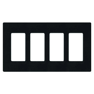 Lutron Claro 4-Gang Wallplate | CW-4-XX