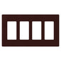 Lutron Claro 4-Gang Wallplate | CW-4-XX