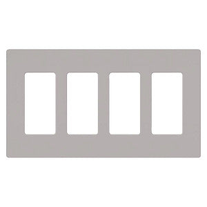 Lutron Claro 4-Gang Wallplate | CW-4-XX