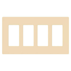 Lutron Claro 4-Gang Wallplate | CW-4-XX