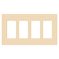 Lutron Claro 4-Gang Wallplate | CW-4-XX