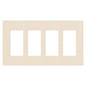 Lutron Claro 4-Gang Wallplate | CW-4-XX