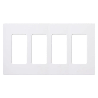 Lutron Claro 4-Gang Wallplate | CW-4-XX
