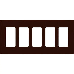Lutron Claro 5-Gang Wallplate | CW-5-XX