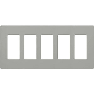 Lutron Claro 5-Gang Wallplate | CW-5-XX