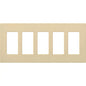 Lutron Claro 5-Gang Wallplate | CW-5-XX