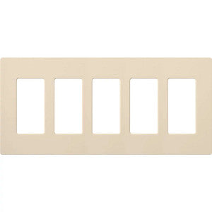 Lutron Claro 5-Gang Wallplate | CW-5-XX