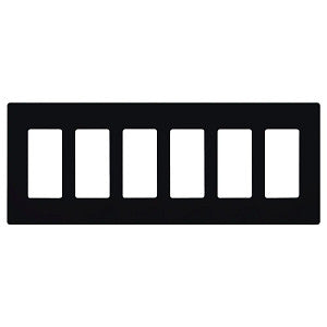 Lutron Claro 6-Gang Wallplate | CW-6-XX