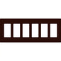 Lutron Claro 6-Gang Wallplate | CW-6-XX