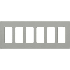 Lutron Claro 6-Gang Wallplate | CW-6-XX
