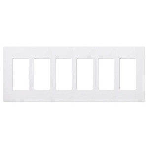 Lutron Claro 6-Gang Wallplate | CW-6-XX