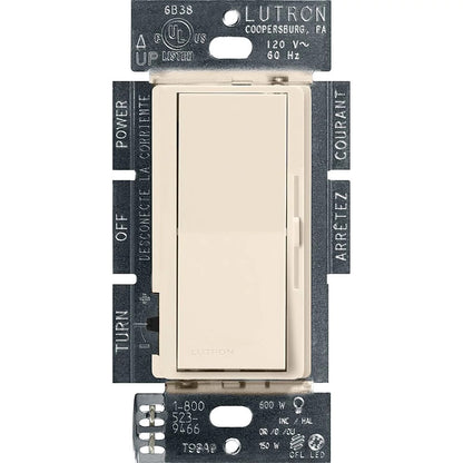 Product Display Visual of the SKU: DVCL-153P-WH for Marketing of theLutron Diva LED+ Dimmer Switch, 150W LED | DVCL-153P