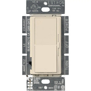 Product Display Visual of the SKU: DVCL-253P-WH for Marketing of theLutron Diva 250W LED+ Dimmer Switch - High Capacity | DVCL-253P