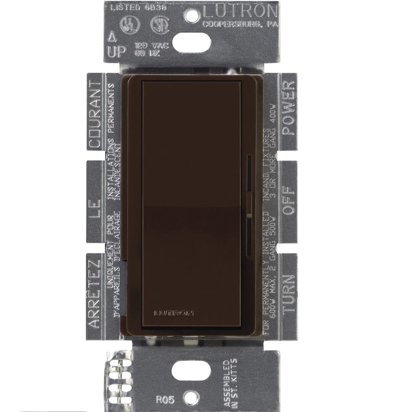 Lutron Diva ELV Dimmer Switch - 300W Electronic Low Voltage (Single) | DVELV-300P