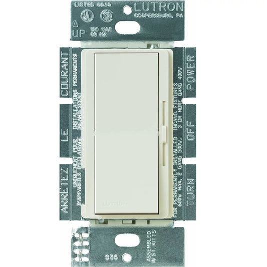 Diva Dimmer - Gloss Finish, Electronic Low-Voltage, Single-pole, 120V/300W in light almond