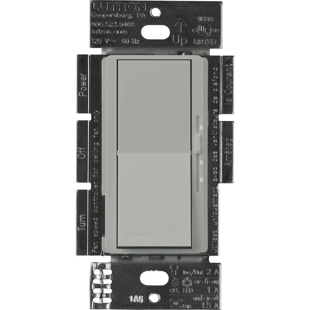 Lutron Diva 3-Speed Fan & Light Control - Single Pole | DVFSQ-LF