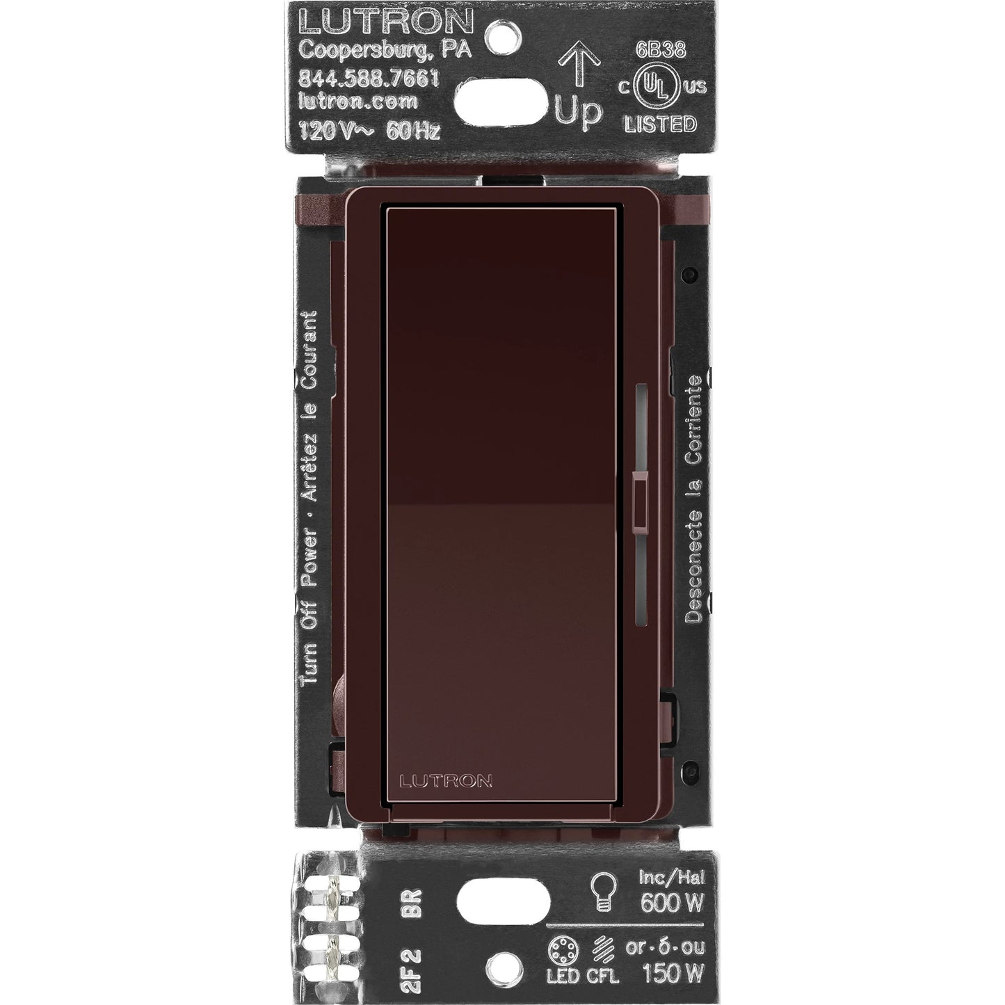 Lutron Caseta Diva In-Wall Smart Dimmer Switch | DVRF-6L-XX