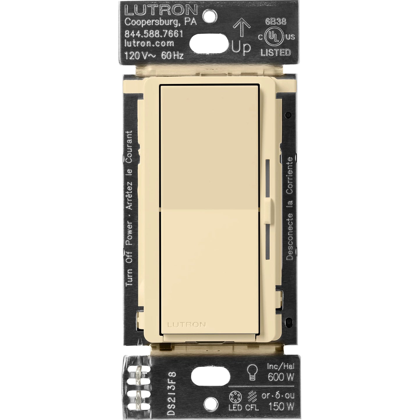 Lutron Caseta Diva In-Wall Smart Dimmer Switch | DVRF-6L-XX
