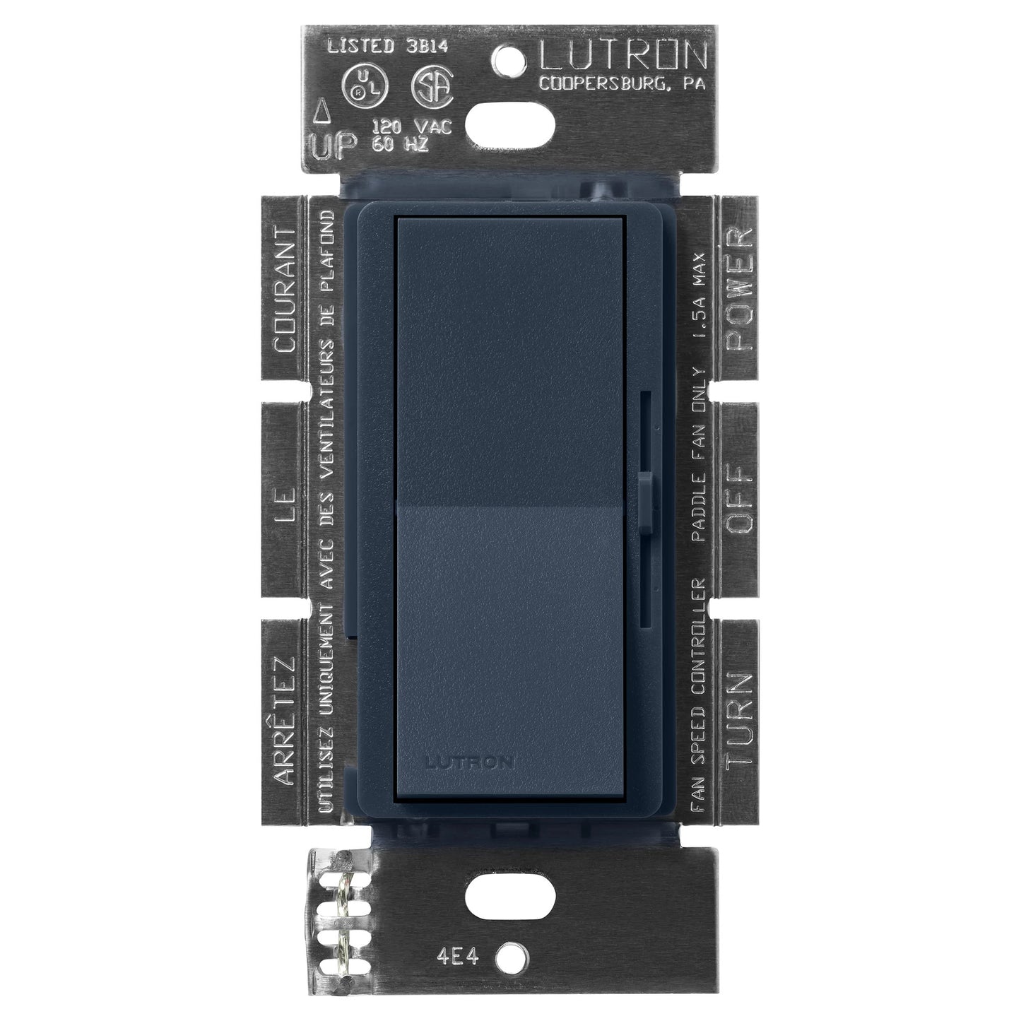 Lutron Diva 3-Speed Fan Control - Single Pole | DVSCFSQ-F