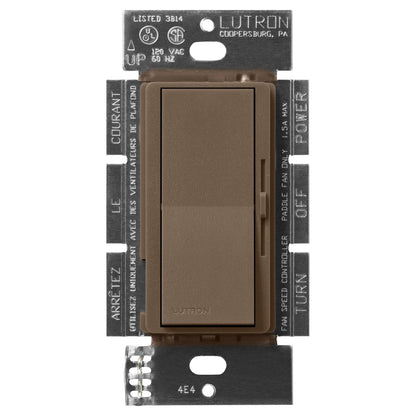 Lutron Diva 3-Speed Fan Control - Single Pole | DVSCFSQ-F