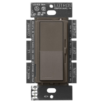Lutron Diva 3-Speed Fan Control - Single Pole | DVSCFSQ-F