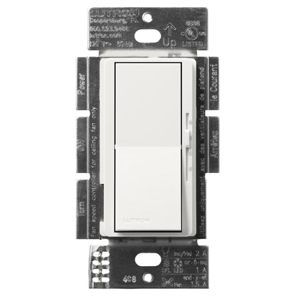 Lutron Diva 3-Speed Fan & Light Control - Single Pole | DVSCFSQ-LF