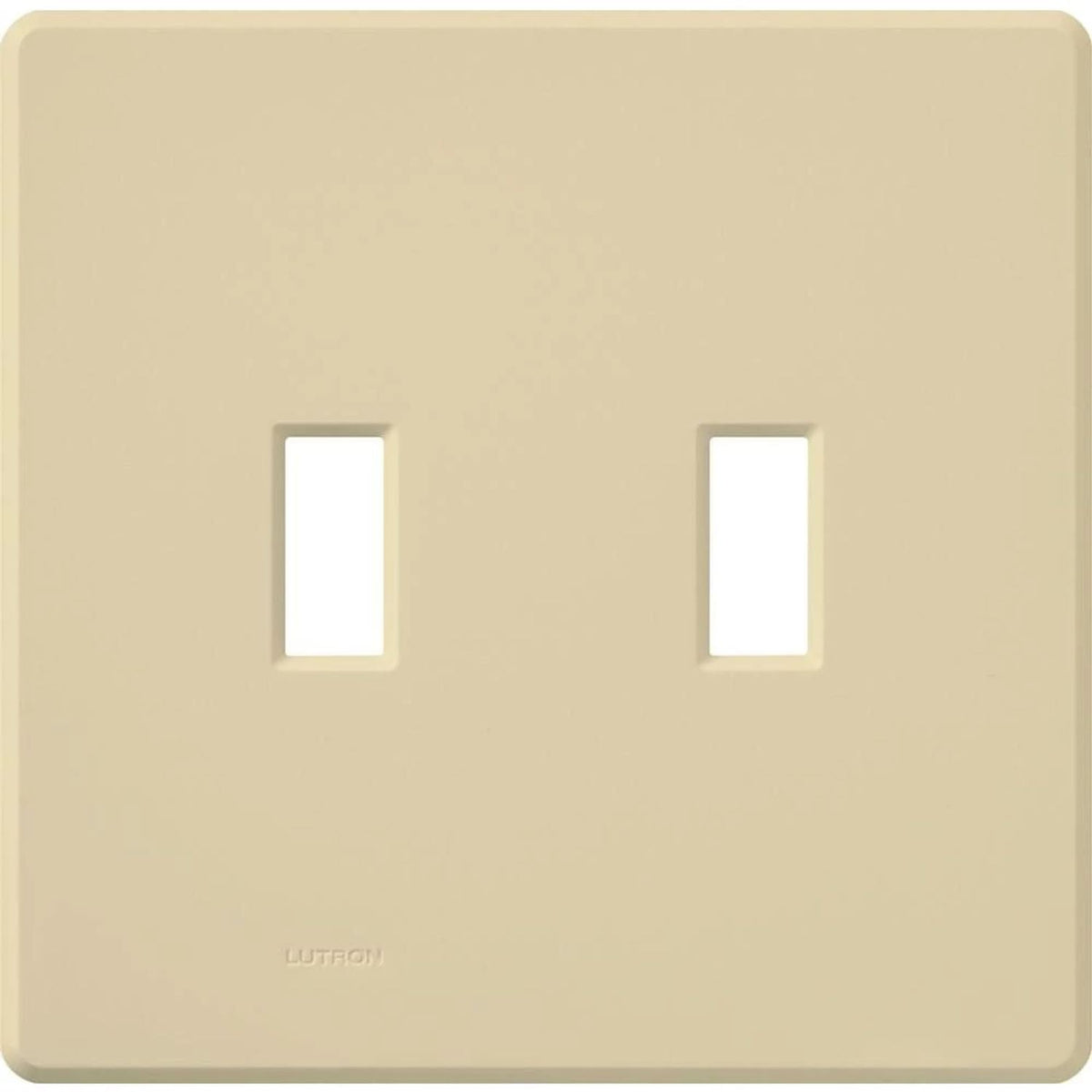 Lutron Fassada 2-Gang Wall Plate - Traditional Toggle Opening |FG-2