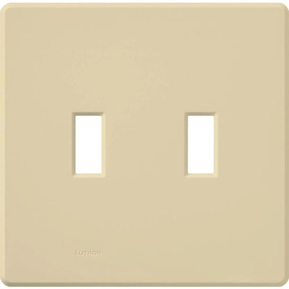 Lutron Fassada 2-Gang Wall Plate - Traditional Toggle Opening |FG-2