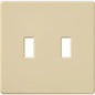 Lutron Fassada 2-Gang Wall Plate - Traditional Toggle Opening |FG-2
